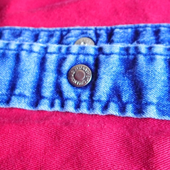 Vintage unique western snap button up, quality, classic colors (red denim khaki) - Picture 15 of 15